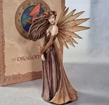 Image of DRAGONSITE "AUTUMN SPLENDOR" by JESSICA GALBRETH JG50107 FAIRY FIGURINE