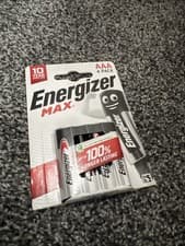 Image of Energizer Max Alkaline AAA Batteries (Pack of 4)