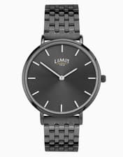 Image of Limit 36mm Womens Round Gun Metal Analogue Watch RRP£ 39.99