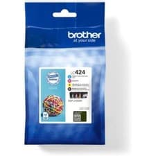 Image of Brother LC424 Genuine Multipack Ink Cartridge For DCP-J1200W Printer