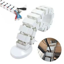 Image of Flexible Cable Management Kit Vertebrae Cable Management  Home Office