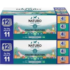 Image of Naturo 12 for 11 Poultry Selection Grain & Gluten Free Wet Dog Food 400g