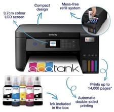 Image of Epson EcoTank ET-2851 A4 Multifunction Inkjet Printer - Up To 3 yrs Free Ink *