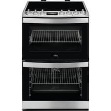 Image of AEG CIB6743ACM 6000 SteamBake 60cm Free Standing Electric Cooker with Zone
