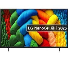 Image of LG NANO80 55" NanoCell AI 4K HDR Smart TV 2025 - 55NANO80A6B