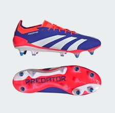 Image of Adidas Predator Elite SG Football Boots Boys Blue Size UK 4 US 3.5 *REFCRS187