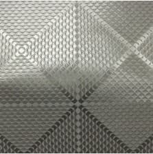 Image of Arthouse Foil Diamond Geo Gunmetal Wallpaper Roll Silver Grey