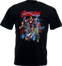 Image of Avengers T-Shirt, Superhero Marvel Comics Shirt, Avengers Characters Tee Top