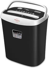 Image of VidaTeco10-Sheet Home Shredder, Cross-Cut Paper Shredder Shreds Paper/Card/Stap