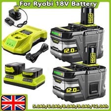 Image of 5.0/8.0Ah For RYOBI P108 18V One Plus High Capacity Lithium-Ion Battery /Charger
