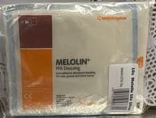 Image of 10 x 10 cm x10 Low Adherent Absorbent Dressings Wounds Abrasions Burns.