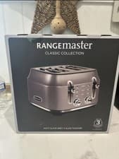Image of Rangemaster Classic 4-Slice Toaster Grey RMCL4S201GY Defrost & reheat BN