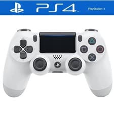 Image of Official Sony Playstation 4 Dual Shock PS4 Wireless Controller V2 - White