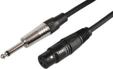 Image of Chord - XF-M6J600BK - Classic Lead Xlr-jack 6.0m Bla