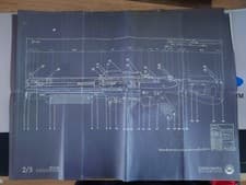 Image of Wolfenstein New Order Panzerhund Collectors Edition Blue Prints (Rare)(2)