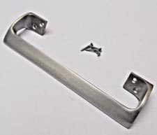 Image of DOOR PULL HANDLE OFF SET CRANKED OVAL GRIP FOR PUBS SHOPS BUSINESS OFFICE ETC