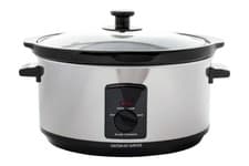 Image of Slow Cooker Stainless Steel 3L 5L 6.5L | Crock Pot | Adjustable Heat | UK Plug