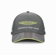 Image of Aston Martin Formula One 2024 Fernando Alonso Driver Cap Grey One Size Hat