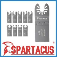 Image of 10 x Spartacus 34mm Oscillating Multi Tool Multitool Plunge Cutting Wood Blades