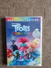 Image of TROLLS WORLD TOUR DANCE PARTY EDITION DVD BRAND NEW SEALED FREEPOST
