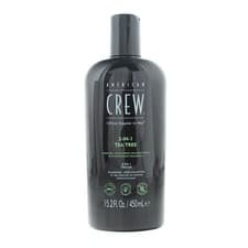 Image of American Crew 3-In-1 Tea Tree Shampoo, Conditioner & Body Wash 450ml