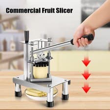 Image of Commercial Vegetable Dicer Vegetable Chopper With 3 Blades French Fry Cutter