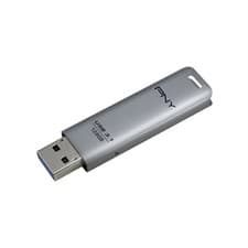 Image of PNY Elite Steel 3.1 128GB USB Flash Drive, Metal Housing 80MB/s, Stainless Steel