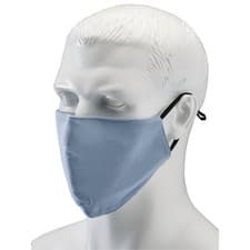 Image of Draper Light Fabric Reusable Face Dust Masks 100% Bamboo Fibre Blue 2-Pack