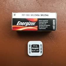Image of 10x Energizer 357 303 Battery Watch Batteries Silver Oxide SR44W G13 LR44H