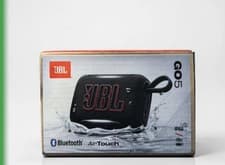 Image of JBL GO 5 Black Portable Bluetooth Speaker IP68 Waterproof Dustproof Auracast