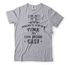 Image of There's Always Time For One More Cast Shirt Funny Fishing Tee Fishing Gifts