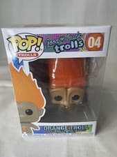 Image of Funko Pop! Trolls Good Luck Trolls #04 ORANGE TROLL Vinyl Figure 2019