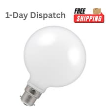 Image of Crompton Lamps LED G95 Globe 7W BC B22 Bayonet Dimmable Warm White 2700K