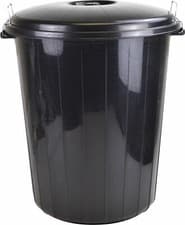 Image of Lock Bin Rubbish Bin Made With Recycle Plastic Dustbin Lid 25-90 Litre