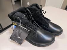 Image of MAGNUM Men's "Stealth II" Black Leather Tactical Boots Size 11 (NWT)
