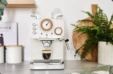 Image of Swan Nordic Pump Espresso Coffee Machine 15 Bar Pressure Milk Frother, 1.2L Tank