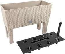 Image of Rattan-Style Planters – Square, Rectangular & Trough, Various Sizes, With Legs &