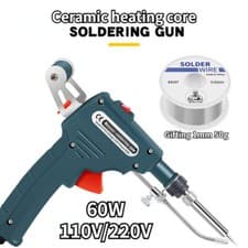 Image of 60W 220V Auto Hand Held Solder Feed Soldering Welding Tools Soldering Gun Kits