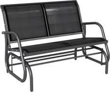 Image of Outsunny 2-Person Outdoor Glider Bench Patio 2 Seater Swing Gliding Chair Lovese