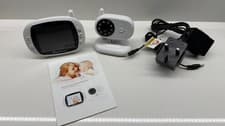 Image of Wireless Digital Video Baby Monitor 3.5" TFT LCD Monitor. 2-Way Talk. IR. + Temp