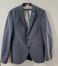 Image of Gibson London Men’s Cotton Blazer | UK 38R | Map Lining . 