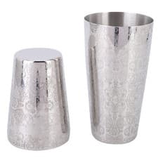 Image of 304 Stainless Steel Cocktail Shaker Set Boston Shaker Bartender Bar Tool Silver
