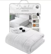 Image of Dreamland Heated Underblanket Scandi Super King Size White *Damaged Packaging*