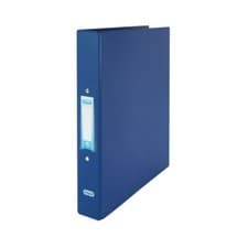 Image of Elba Plastic Ring Binder A4 25Mm Capacity 35Mm 2 O-Ring Blue Pack Of 8 VAT INC