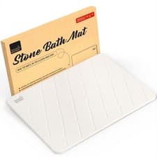 Image of Stone Bath Mat Diatomaceous Bathroom Shower Non-Slip Super Absorbent Quick Dry