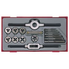 Image of Teng TC30 TTTD17 Rethreading Tap & Die Set, 17 Piece