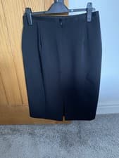 Image of Precis Petite Jeff Banks Black Pencil Skirt Size 12 BNWT