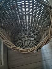 Image of Ivyline Wicker Log Basket Round new eith tags