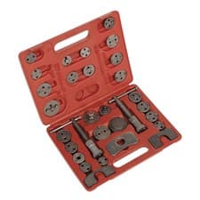 Image of Sealey Vs0285 Brake Piston Wind-Back Tool Kit 30Pc