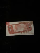 Image of Nintendo Switch Lite 32GB Handheld Console Pink/Coral UK Model